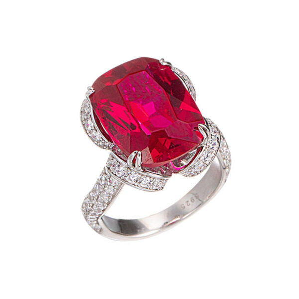 8.0 CT Cushion Cut Lab Gemstone Ruby Wedding Bridal Ring – sroanchdi